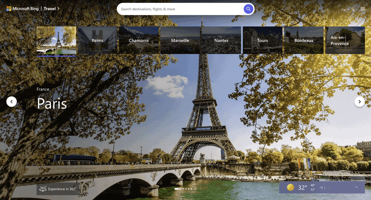 Travel Customized User Experience